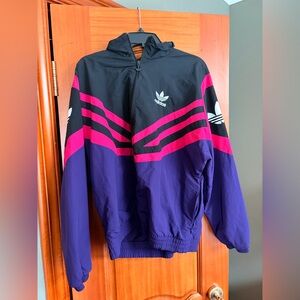 Adidas Black and Purple Jacket